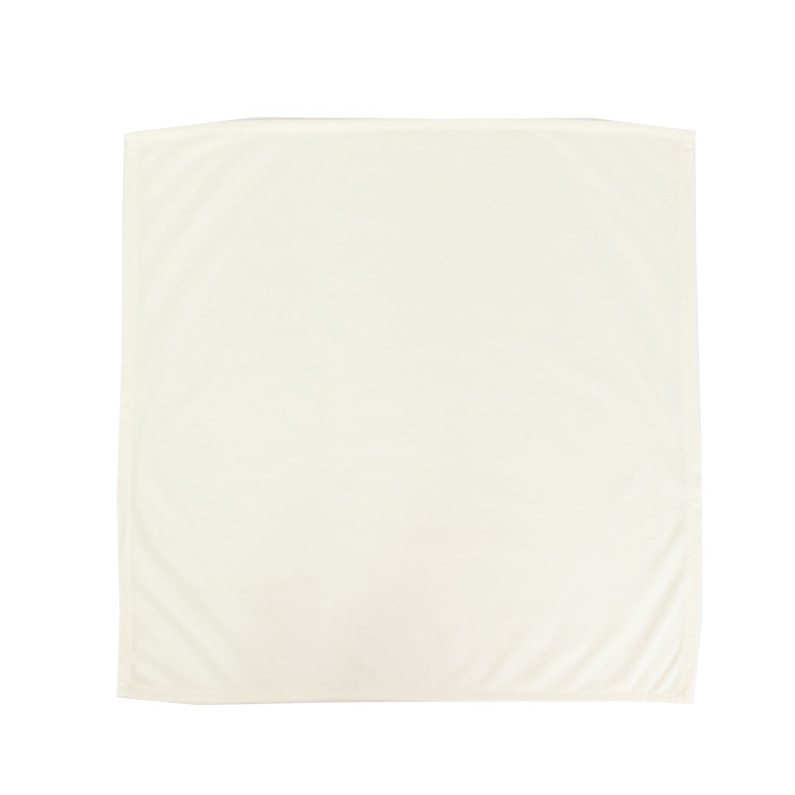 5 Pack Ivory Scuba Napkins – 17"x17", Wrinkle-Free & Stain Resistant Cloth Napkins