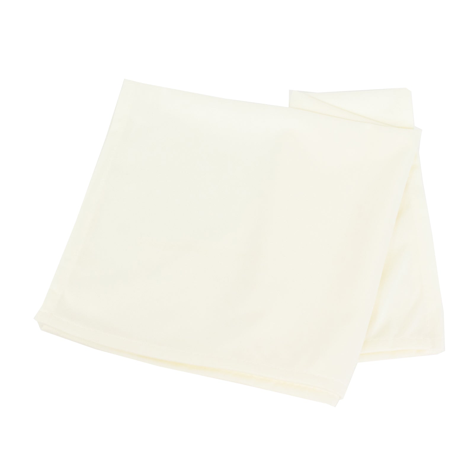 5 Pack Ivory Scuba Napkins – 17"x17", Wrinkle-Free & Stain Resistant Cloth Napkins