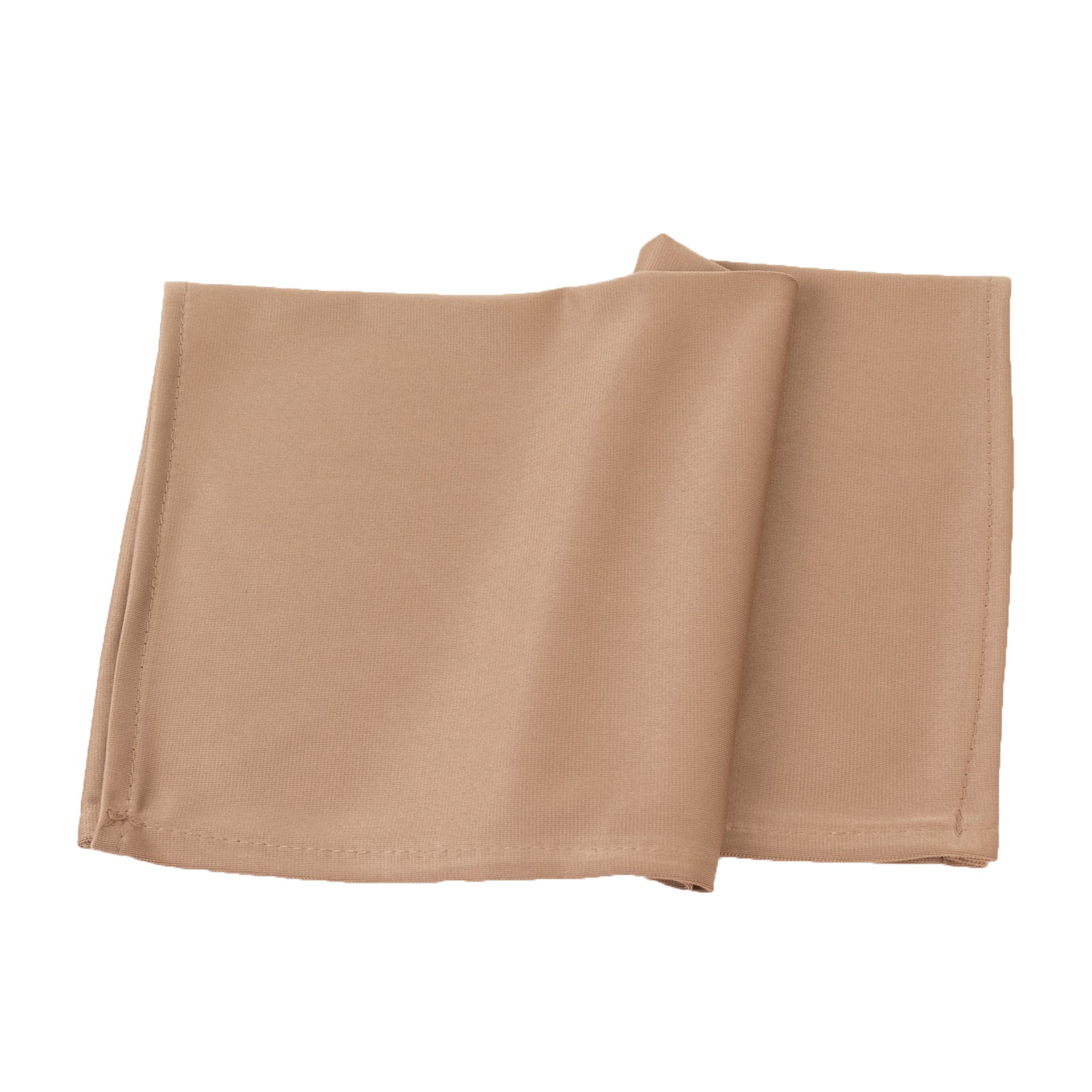 5 Pack Nude Scuba Napkins – 17"x17", Wrinkle-Free & Stain Resistant Cloth Napkins