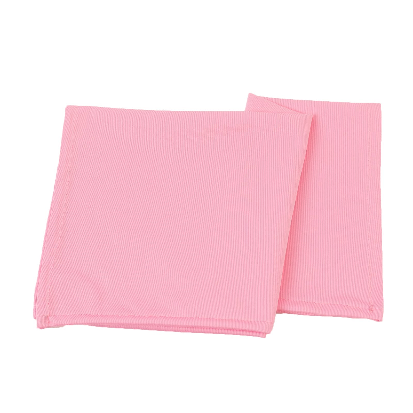 5 Pack Pink Scuba Napkins – 17"x17", Wrinkle-Free & Stain Resistant Cloth Napkins