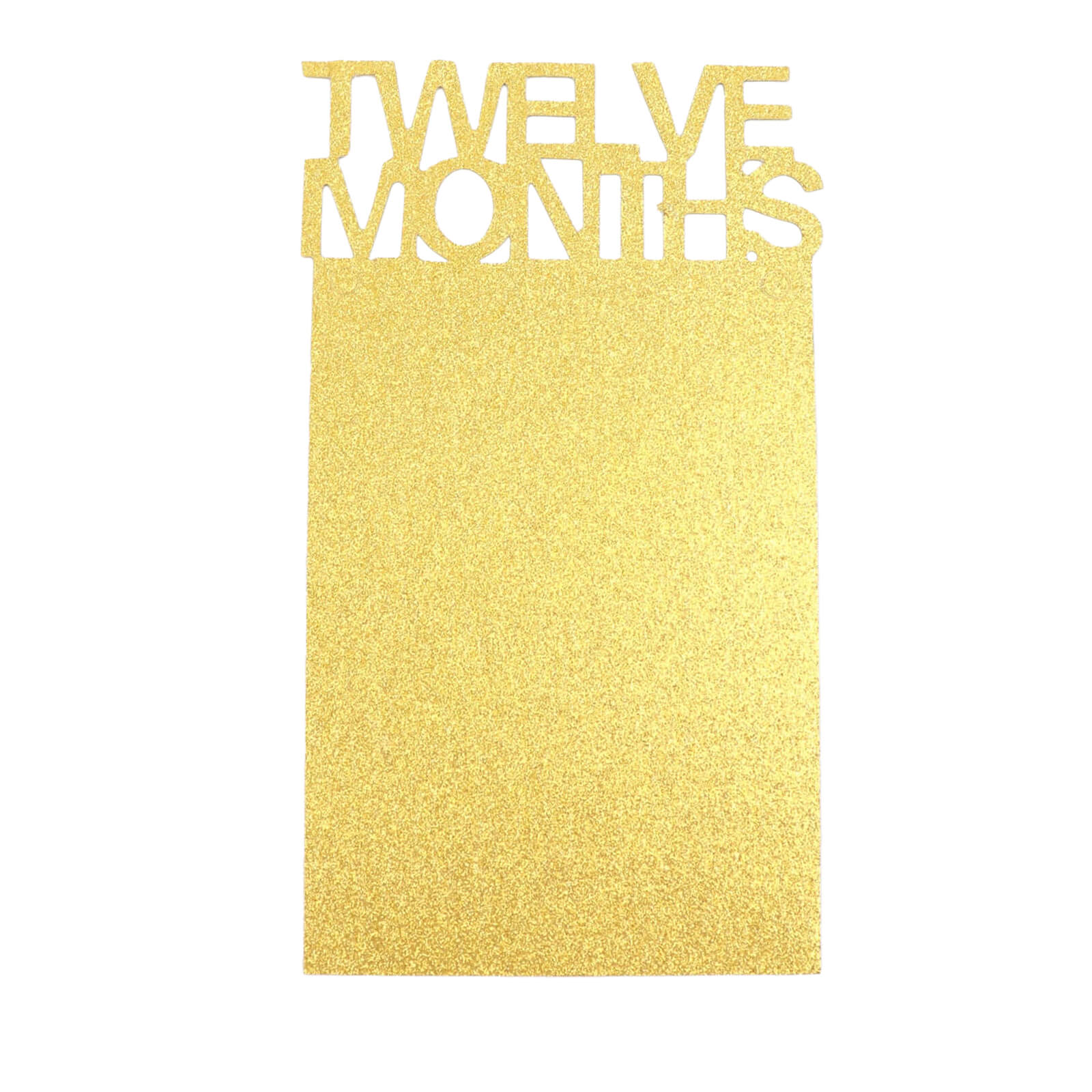 12 Month Milestone 1st Birthday Party Photo Backdrop Hanging Banner, Baby Photo Garland Banner - 5.5ft