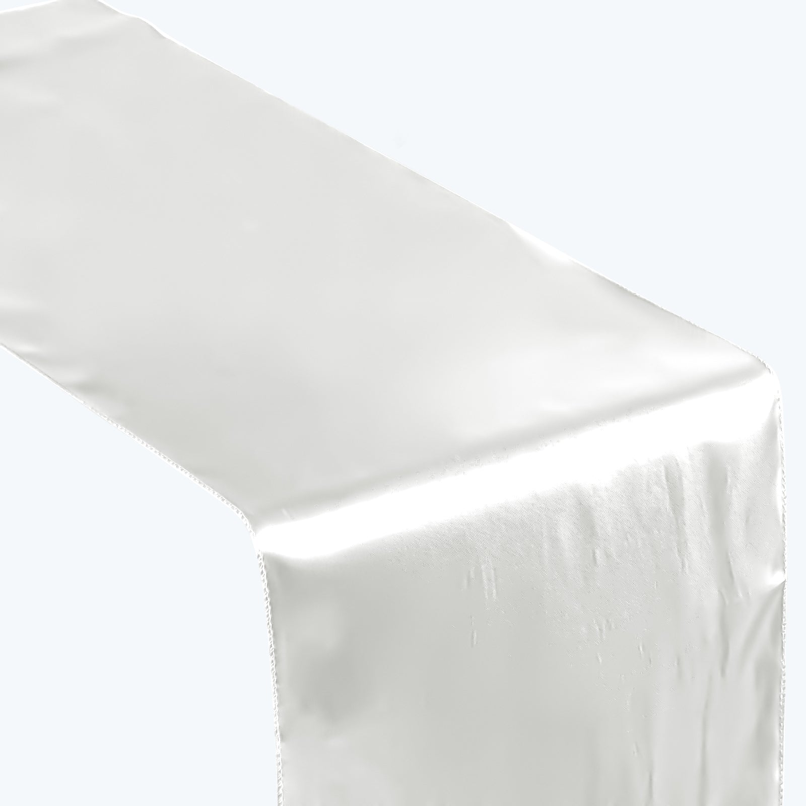 Satin 12"x108" Table Runner Ivory - Stylish Table Linen