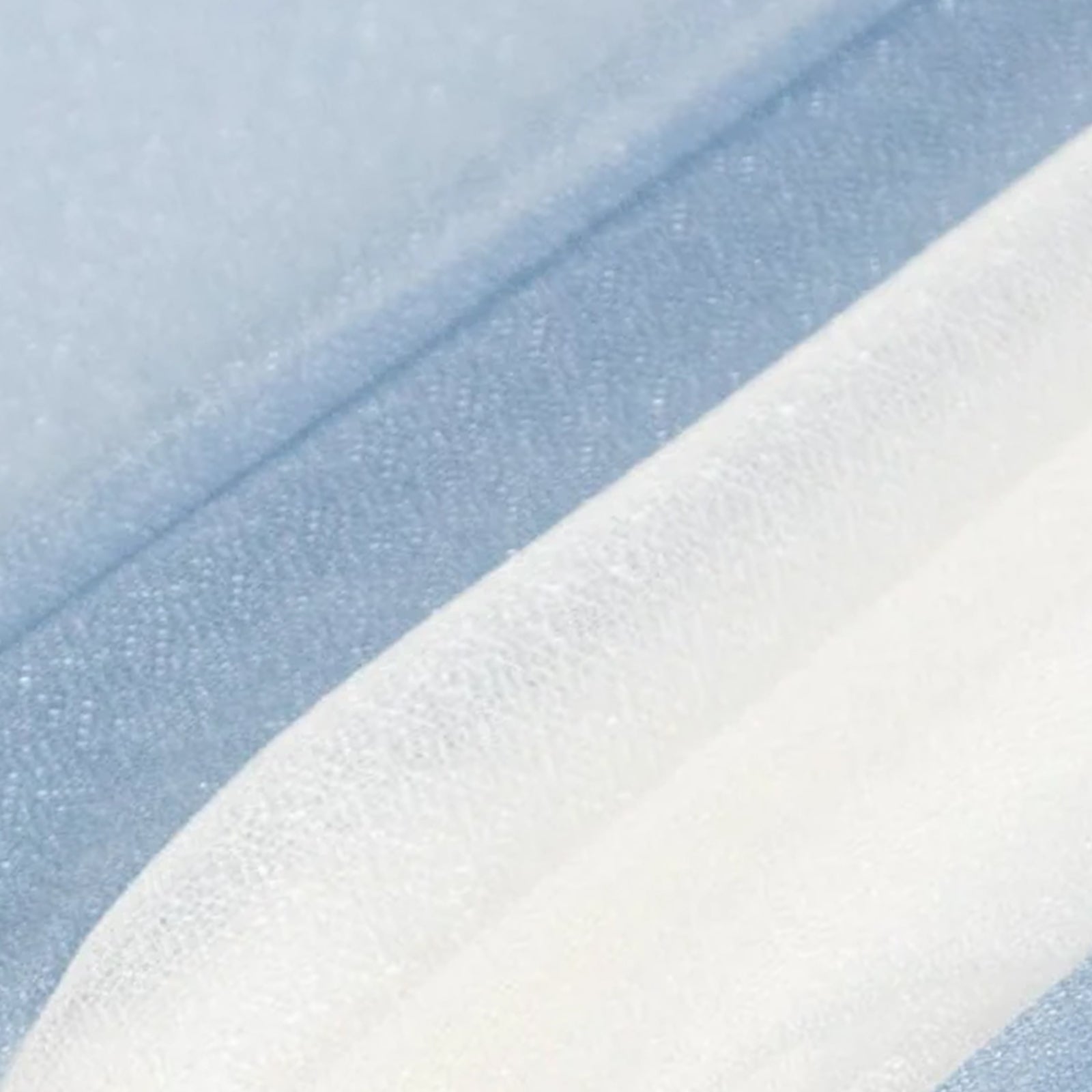 20-Pack 9ft Sheer Table Runners – Dusty Blue/Ivory Shimmer Sheer Drapes, Wrinkle-Free