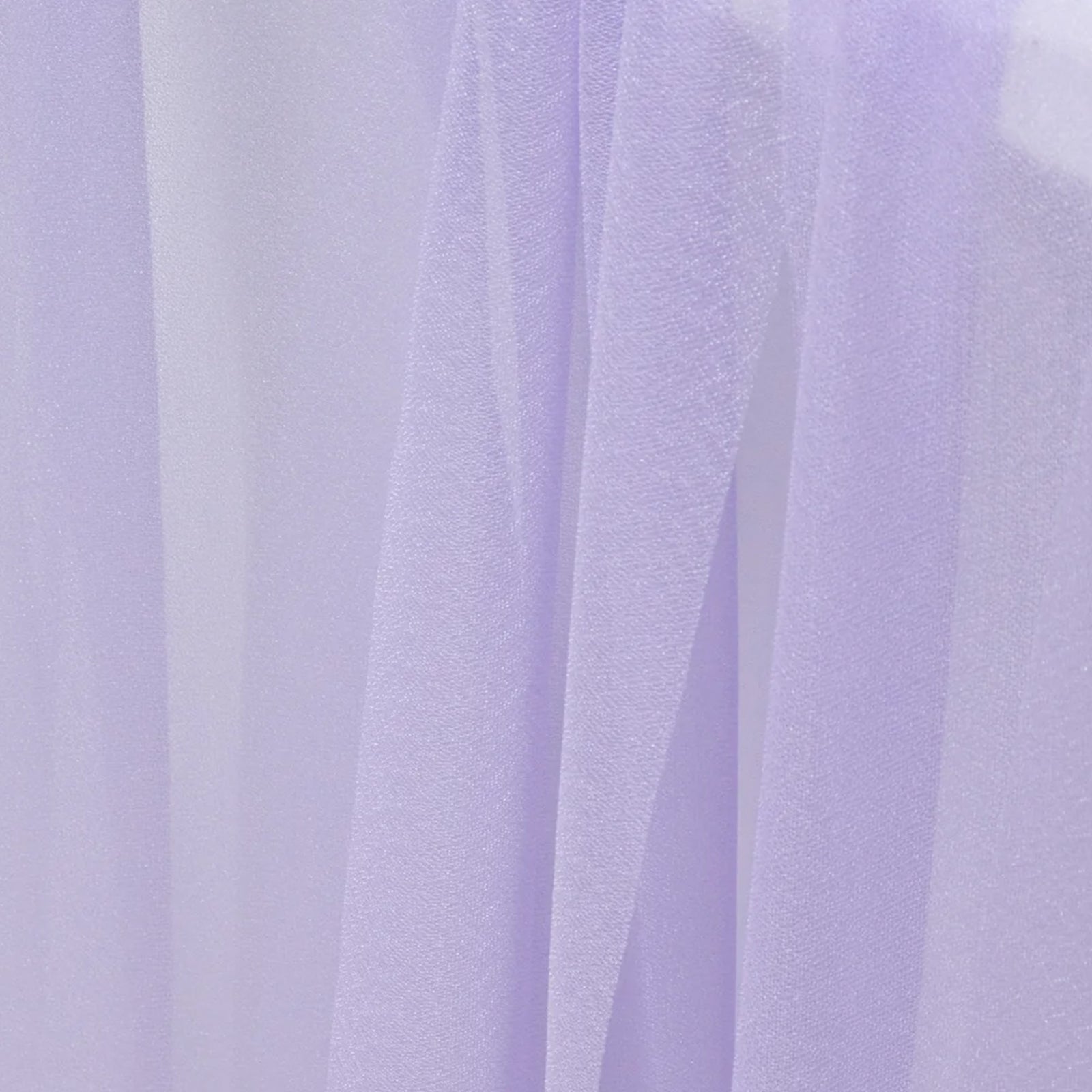 20-Pack 9ft Sheer Table Runners – Lavender Lilac Shimmer Sheer Drapes, Wrinkle-Free