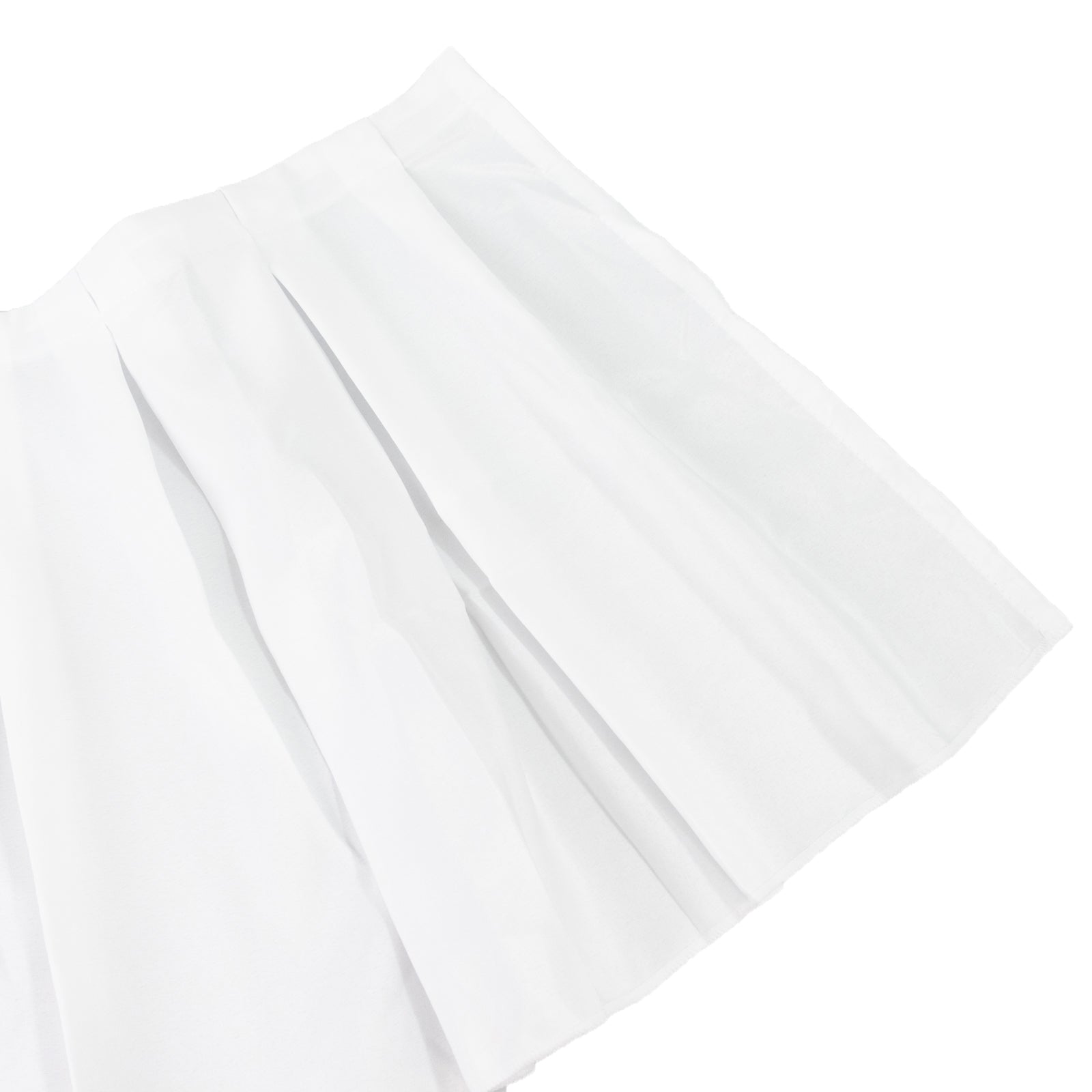 Portable Stage Skirt White Polyester Platform Skirting Cloth for Events, Performances & Wedding Staging - 16"x10ft
