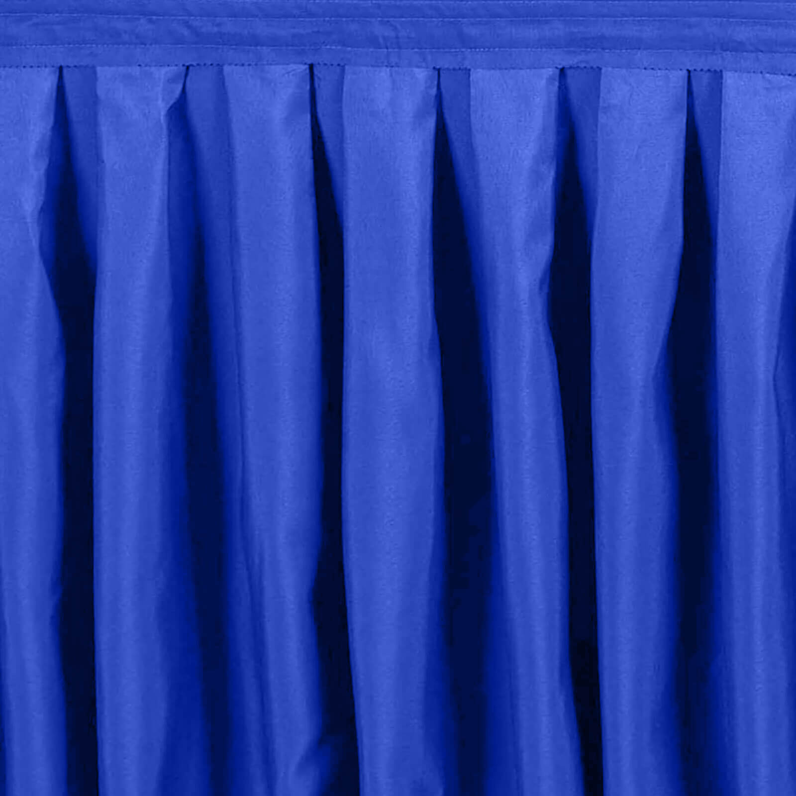 Portable Stage Skirt Royal Blue Polyester Platform Skirting Cloth for Events, Performances & Wedding Staging - 24"x20ft