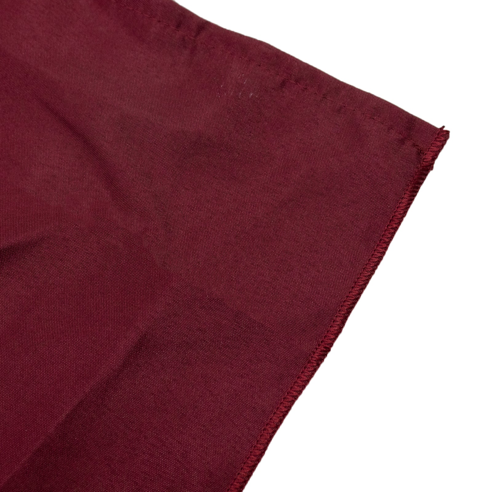 Portable Stage Skirt Burgundy Polyester Platform Skirting Cloth for Events, Performances & Wedding Staging - 36"x20ft