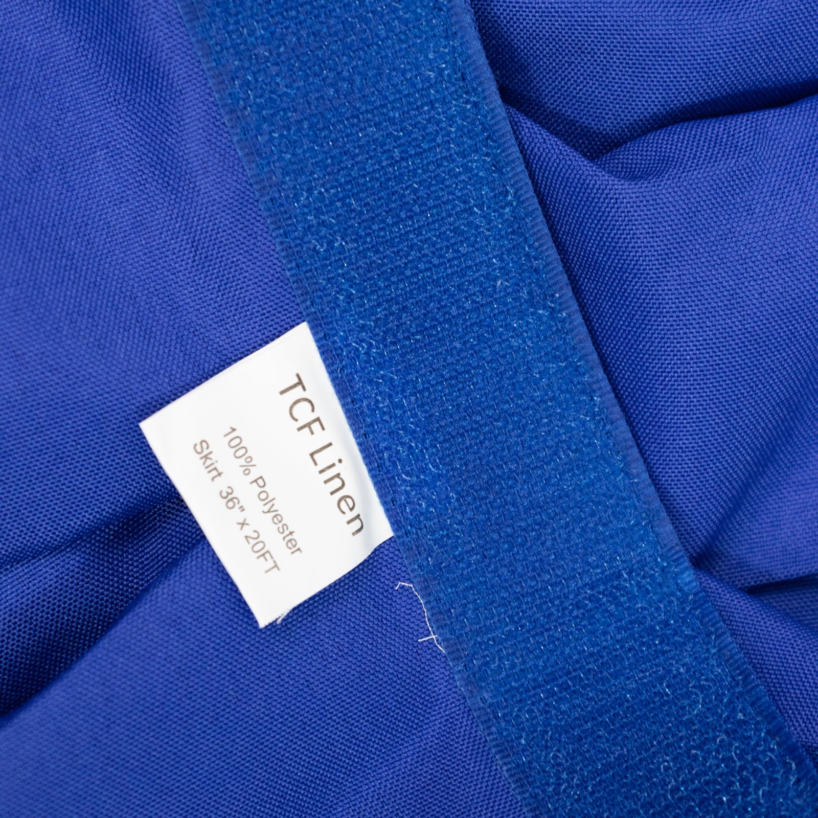 Portable Stage Skirt Royal Blue Polyester Platform Skirting Cloth for Events, Performances & Wedding Staging - 36"x20ft