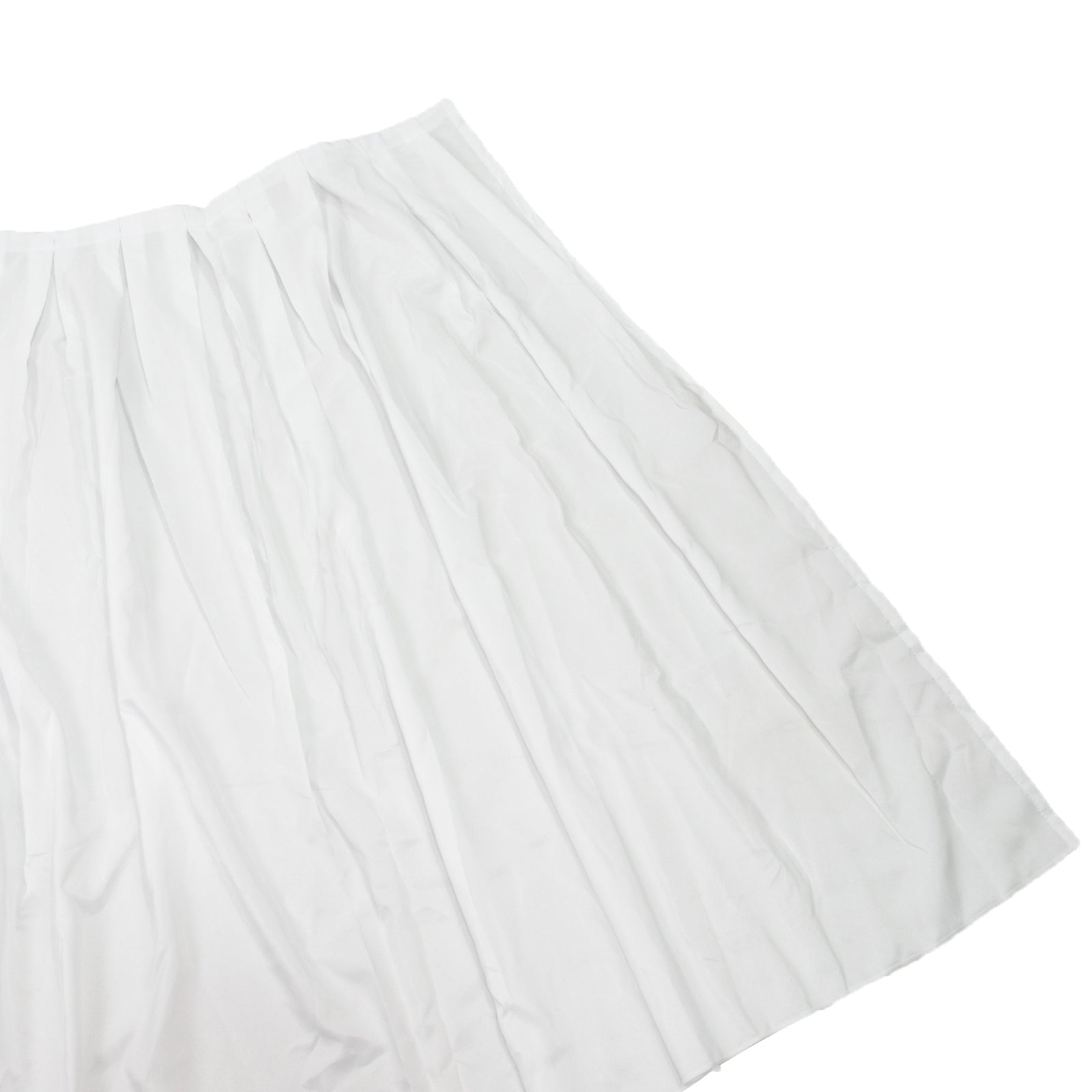 Portable Stage Skirt White Polyester Platform Skirting Cloth for Events, Performances & Wedding Staging - 48"x20ft