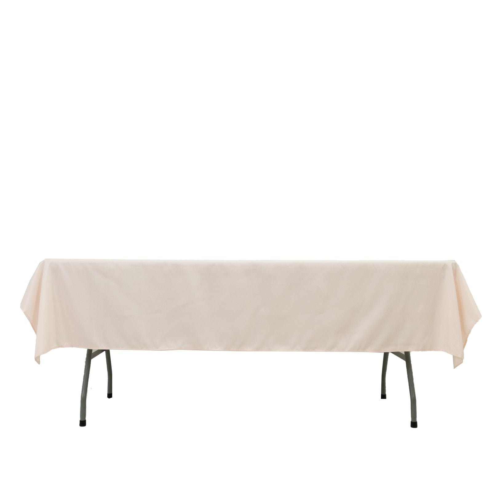 Polyester Tablecloth 60"×84" Blush – Rectangle, Washable & Wrinkle-Resistant, Perfect for Parties