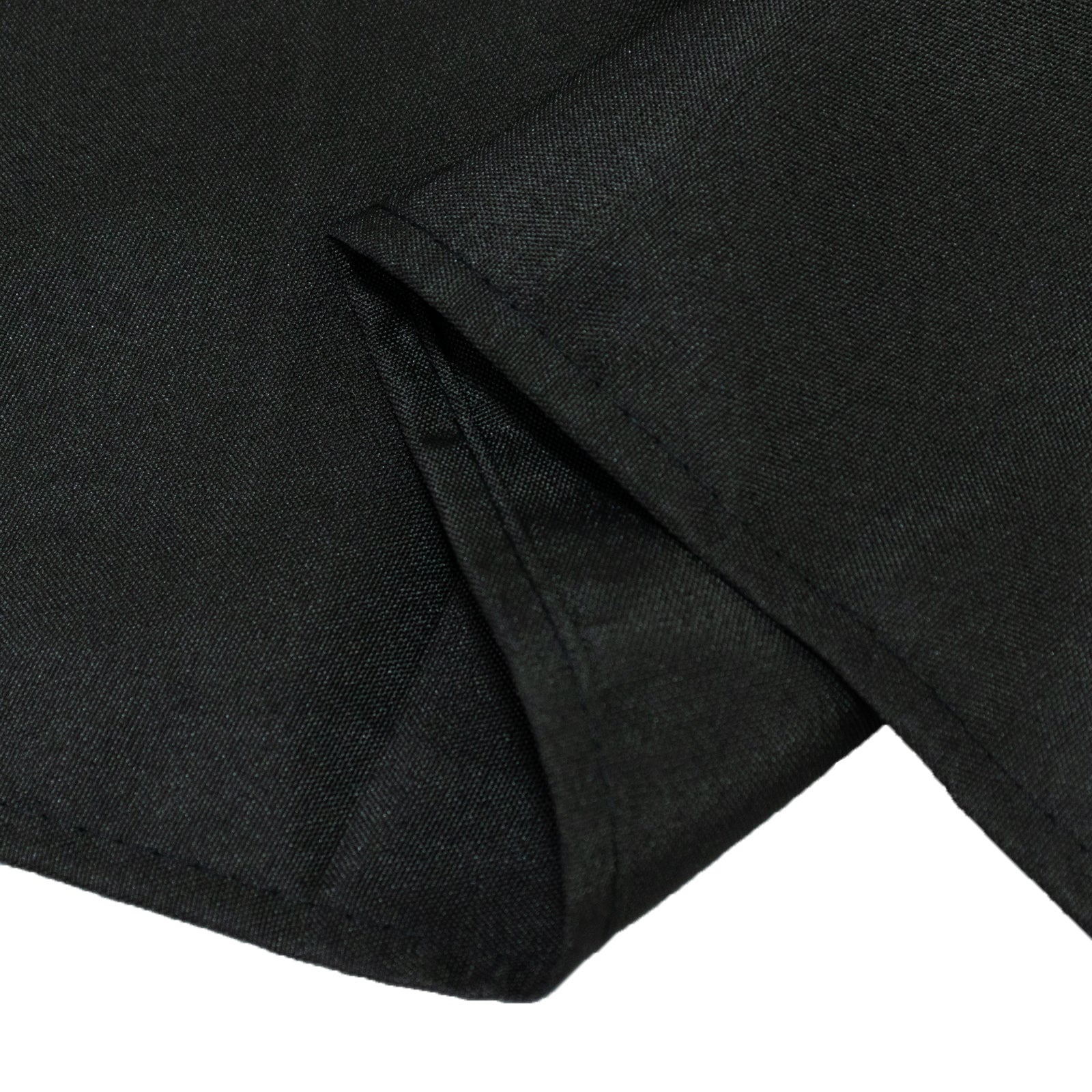 Polyester Tablecloth 60"×84" Black – Rectangle, Washable & Wrinkle-Resistant, Perfect for Parties