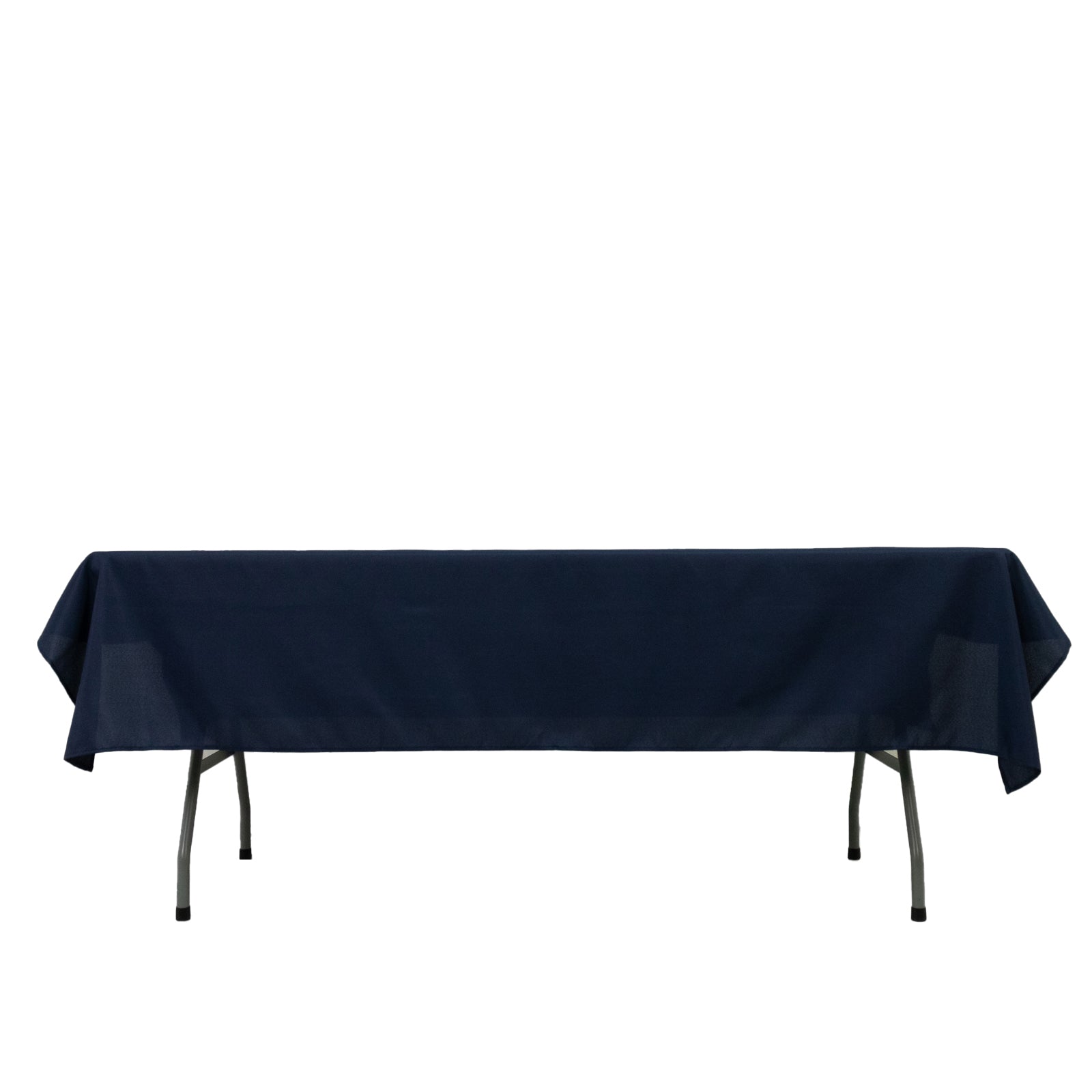 Polyester Tablecloth 60"×84" Navy Blue – Rectangle, Washable & Wrinkle-Resistant, Perfect for Parties