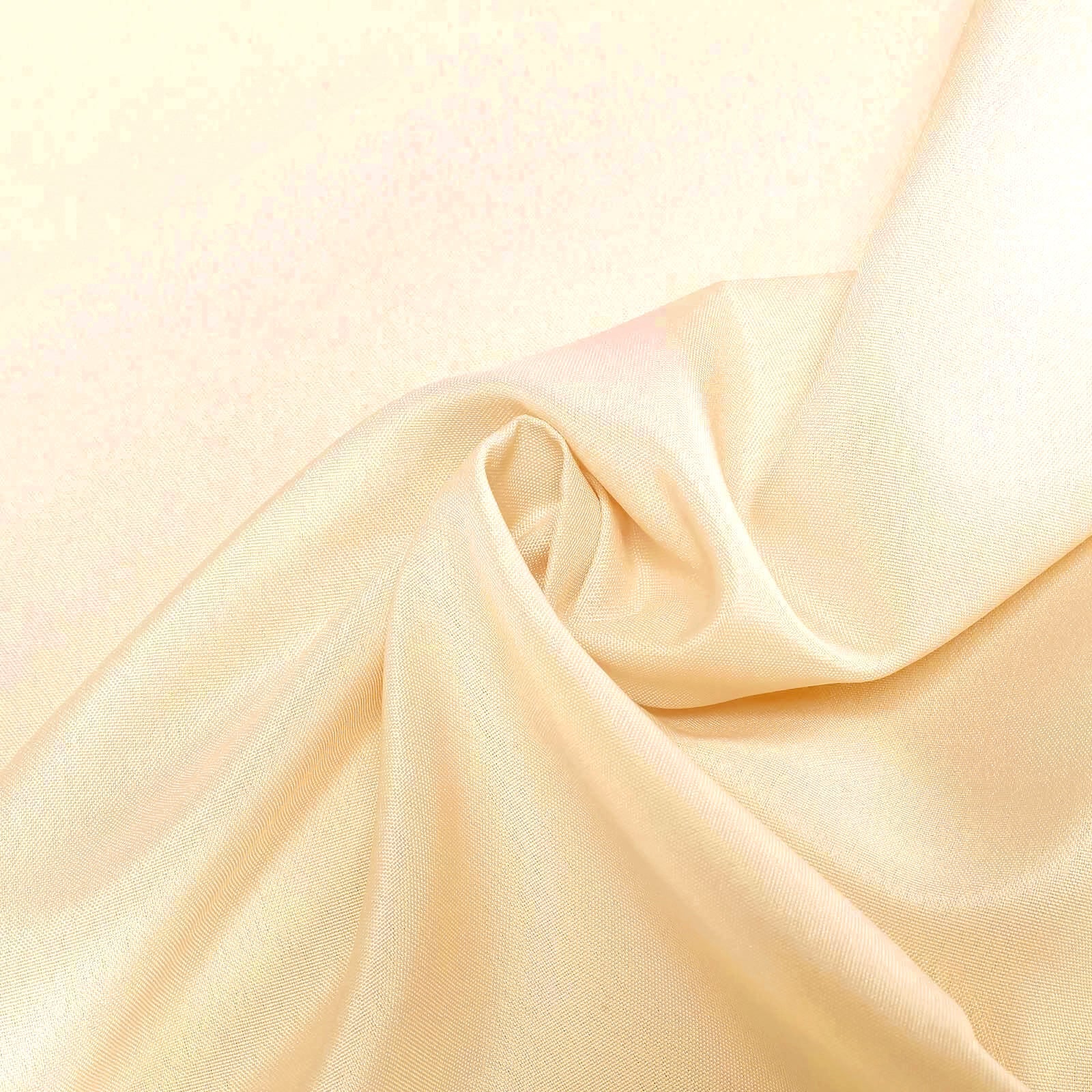 Polyester 90"x132" Rectangle Tablecloth Beige - Seamless Wrinkle-Resistant Table Cover
