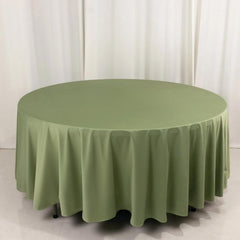 Scuba Round 108" Tablecloth Dusty Sage Green - Wrinkle Free & Stain Resistant Table Cover