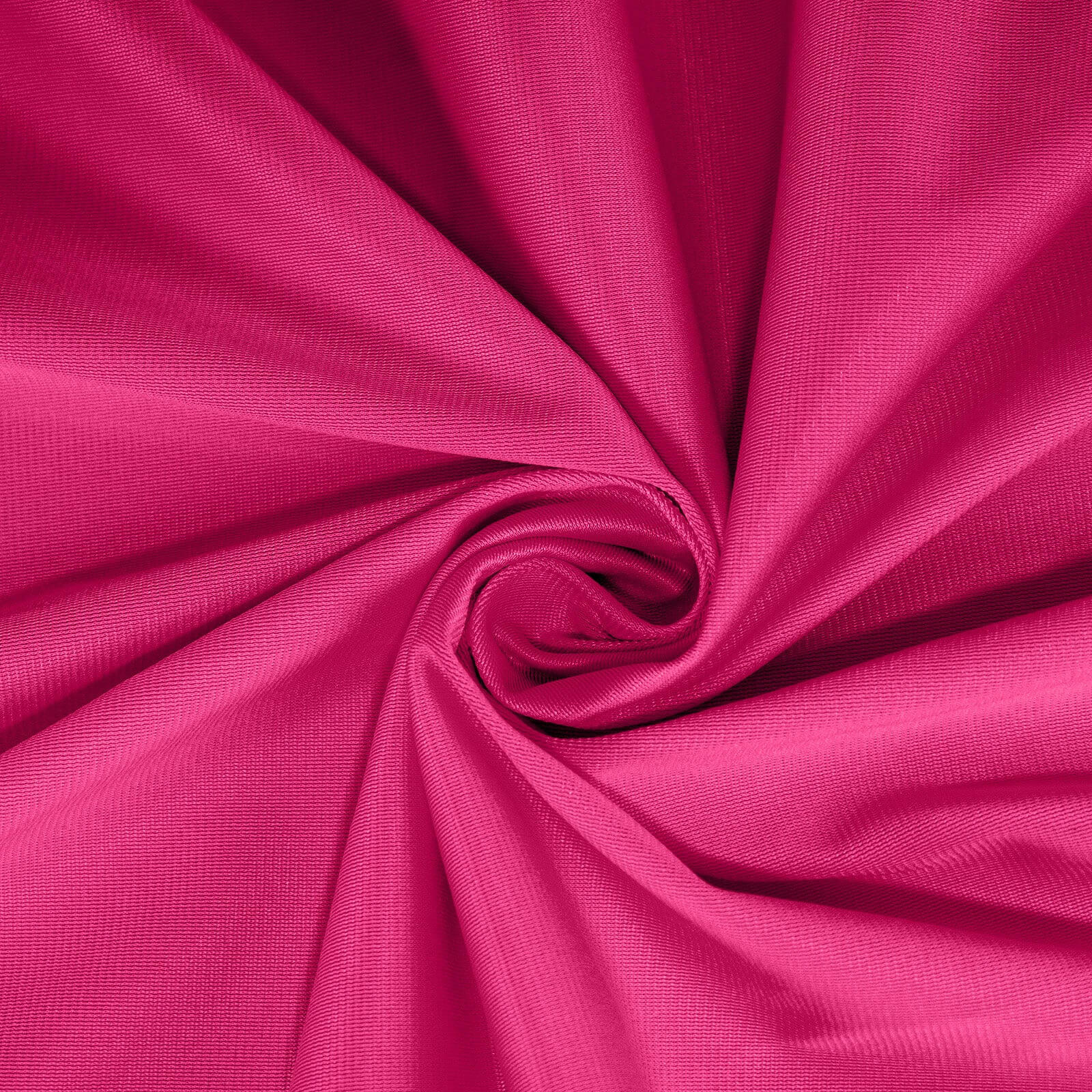 Scuba Round 120" Tablecloth Fuchsia - Wrinkle Free & Stain Resistant Seamless Table Cover