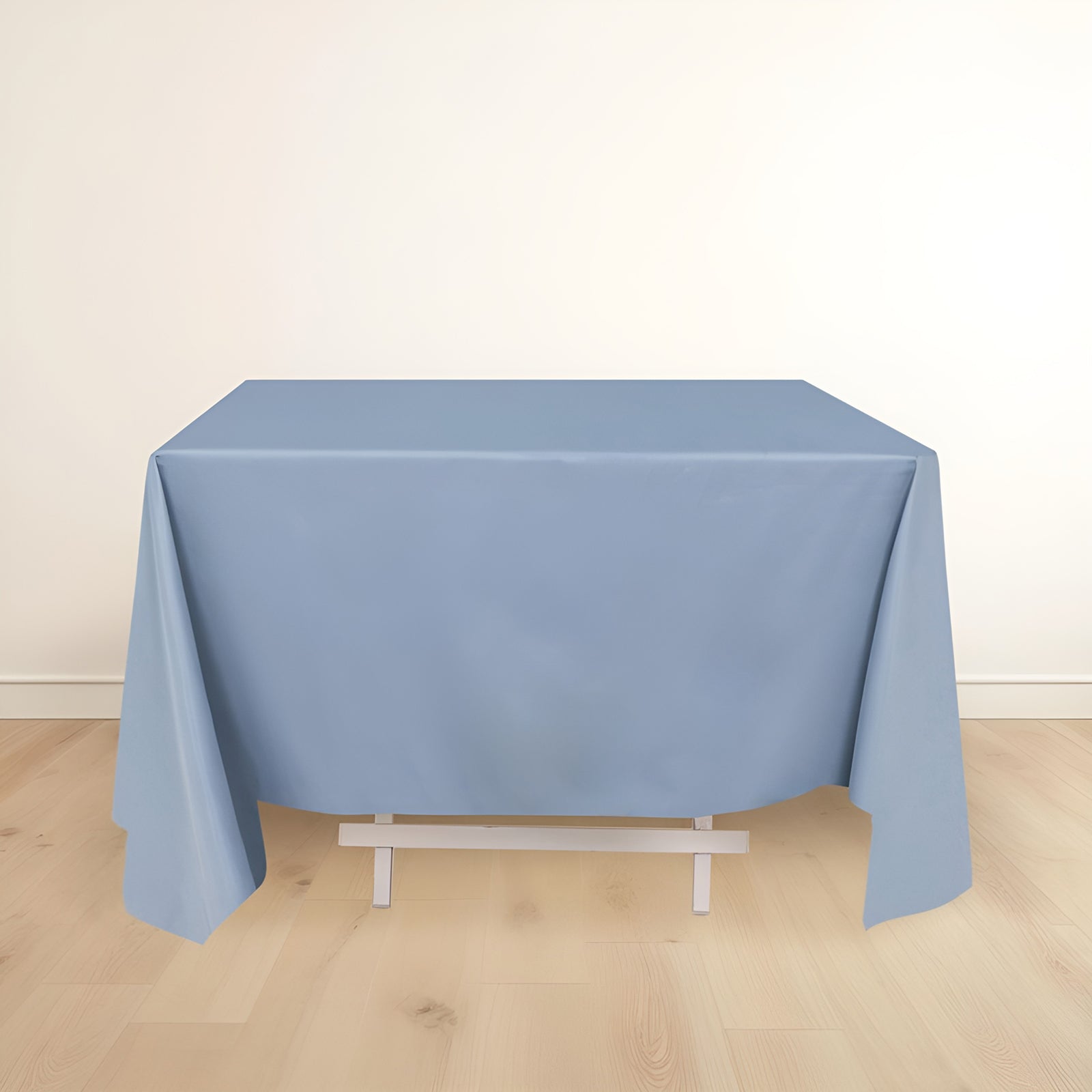 Scuba Square 70"x70" Tablecloth Dusty Blue - Wrinkle Free & Stain Resistant Table Cover