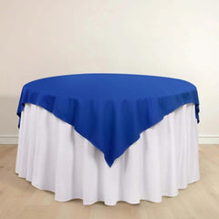 Scuba 70"x70" Table Overlay Square Tablecloth Royal Blue - Wrinkle Free & Stain Resistant Table Cover