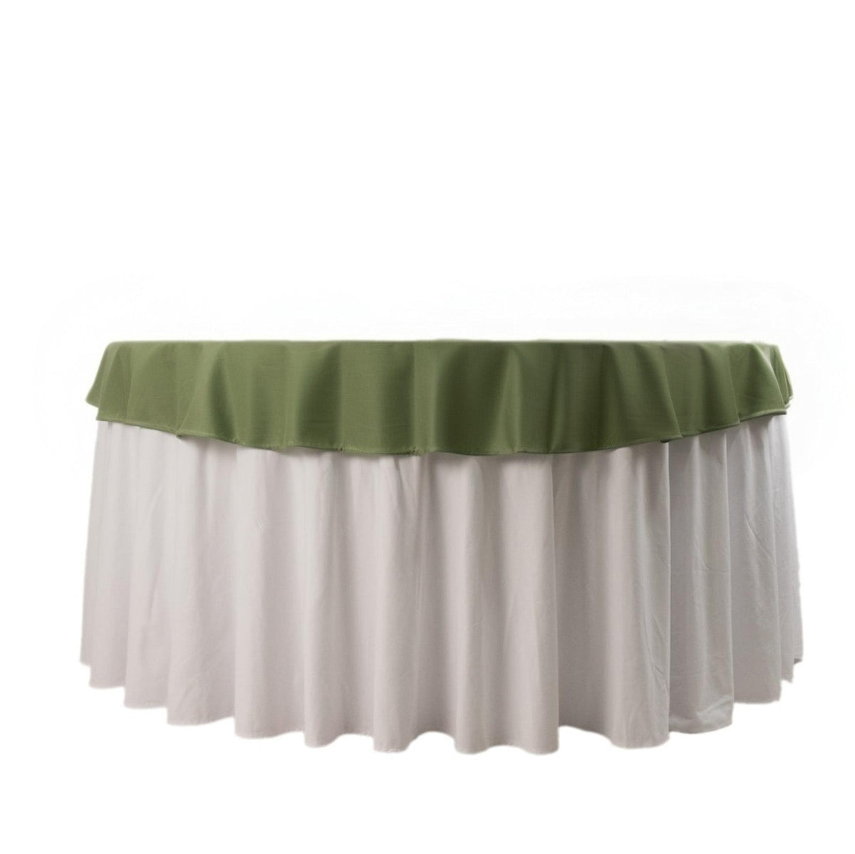 Scuba Round 70" Tablecloth Dusty Sage Green - Wrinkle Free & Stain Resistant Table Cover