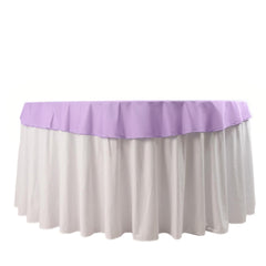 Scuba Round 70" Tablecloth Lavender Lilac - Wrinkle Free & Stain Resistant Table Cover