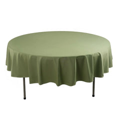Scuba Round 90" Tablecloth Dusty Sage Green - Wrinkle Free & Stain Resistant Table Cover