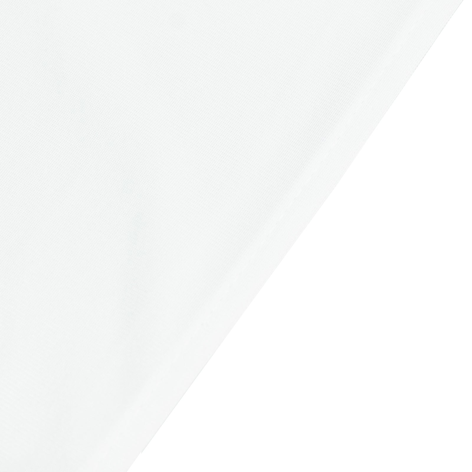 6ft Scuba Rectangular Fitted Tablecloth White – Wrinkle-Free, Stain Resistant