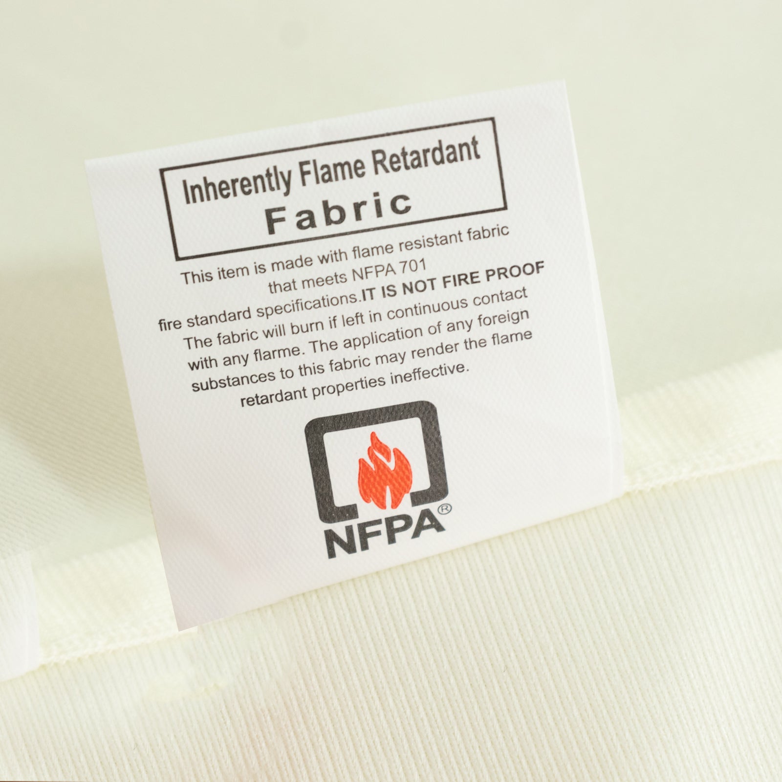 Fire Retardant Scuba Tablecloth – 90"x156" Rectangle Ivory, Wrinkle Free, Stain Resistant, Seamless Polyester Cover