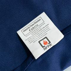 Fire Retardant Scuba Tablecloth – 90" Round Navy Blue, Wrinkle Free, Stain Resistant Polyester Cover