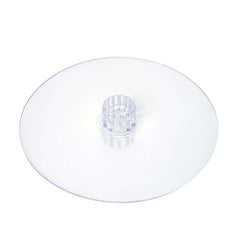 Acrylic Round DIY Cake Stand Plate Clear - Customized Tiered Dessert Display Holder for Treats Appetizers & Snacks 12"