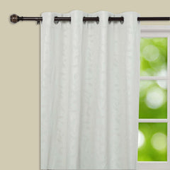 42"-126" Adjustable Curtain Rod Set, Chocolate Brown, Marble Finials