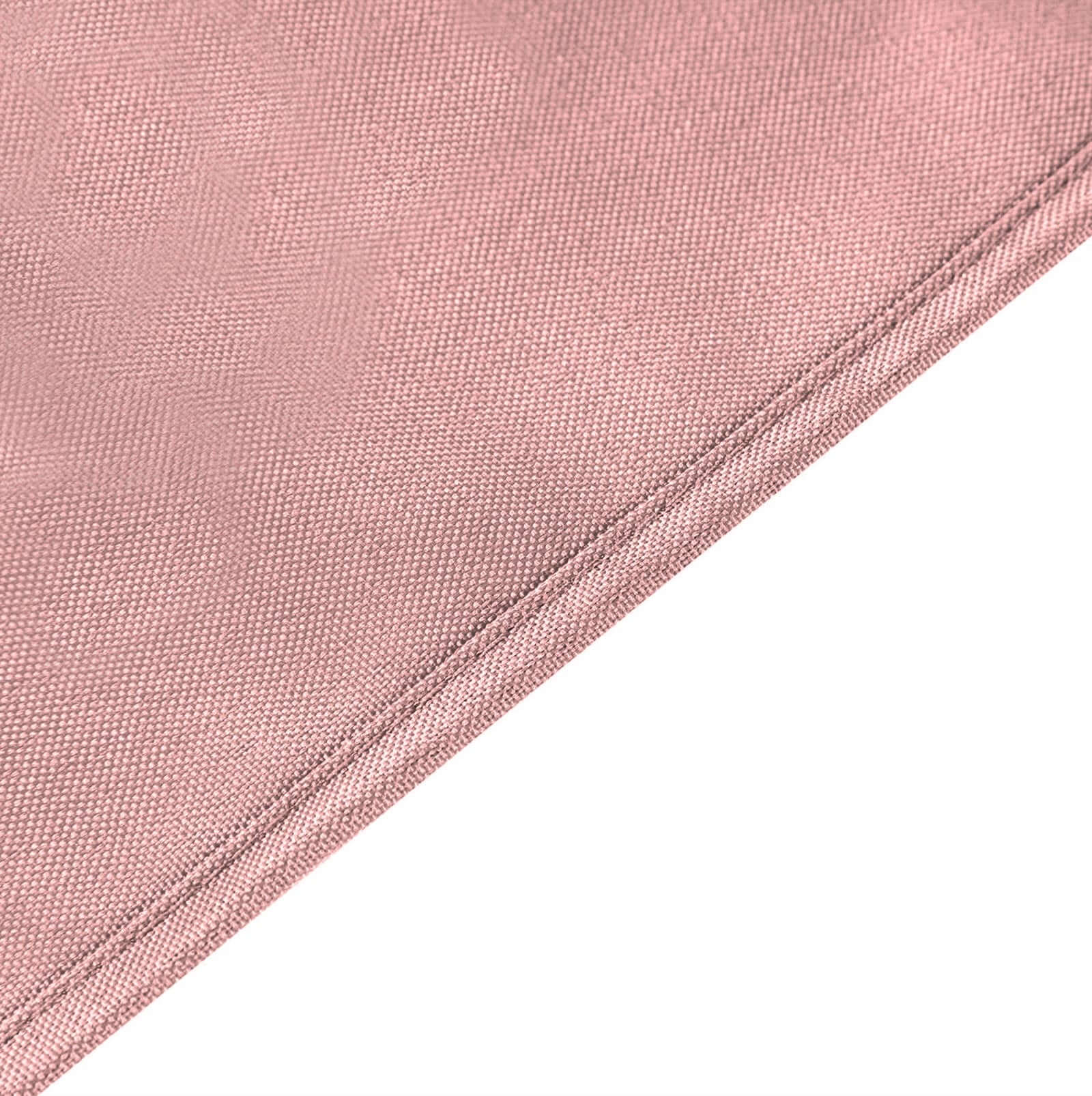 Polyester 90"x156" Rectangle Tablecloth Dusty Rose - Seamless Wrinkle-Resistant Table Cover