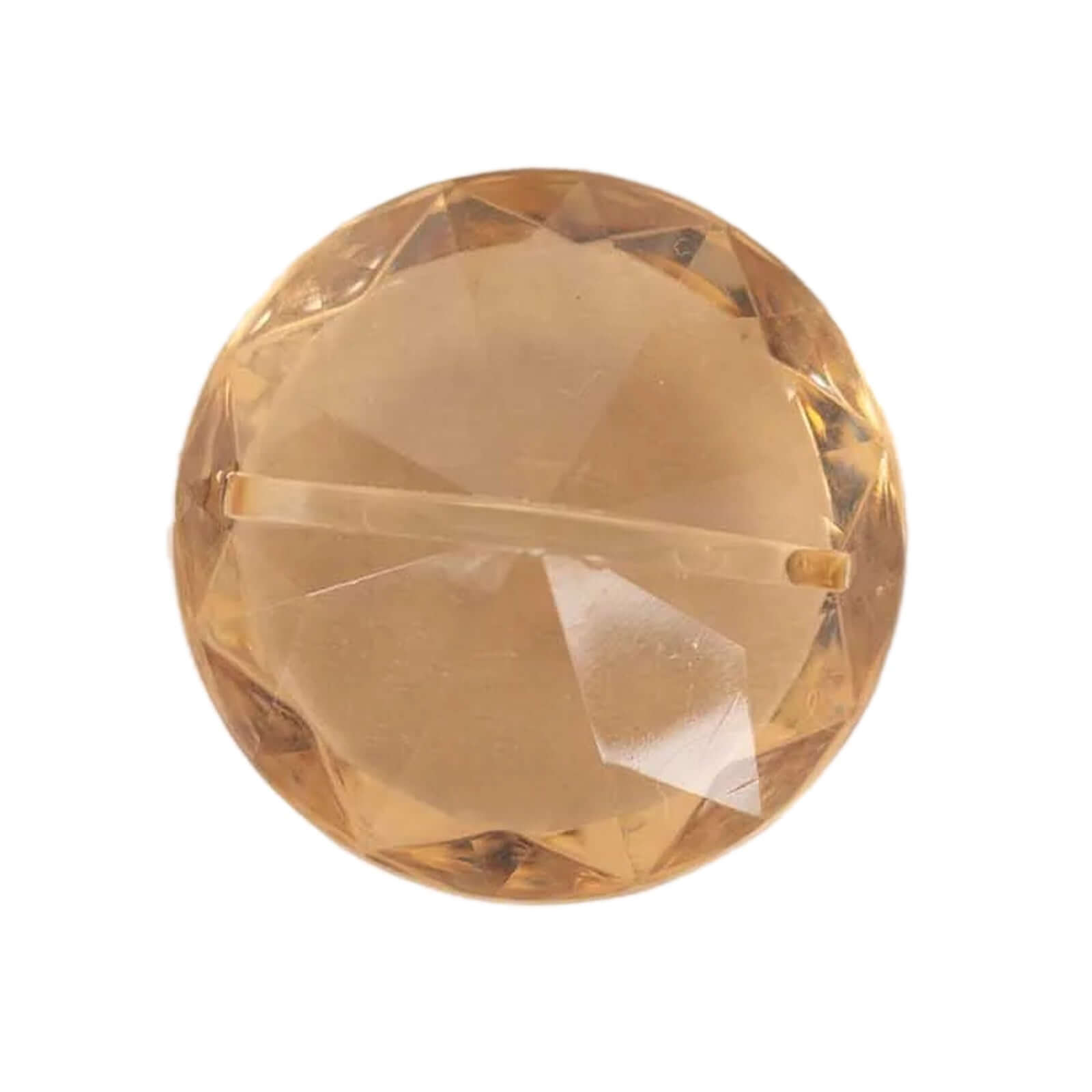 10-Pack Plastic Card Holder Stands Diamond Shaped Design Amber Crystal - Wedding Table Place Card Decorations 1.75"