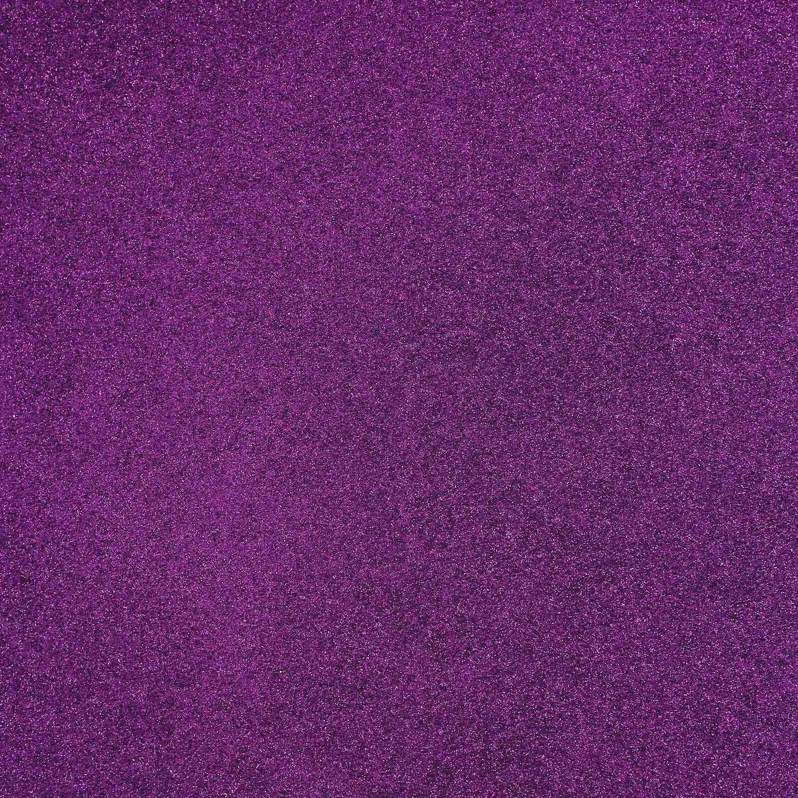 10 Pack Purple Self-Adhesive Glitter DIY Craft Foam Sheets - 12"x10"