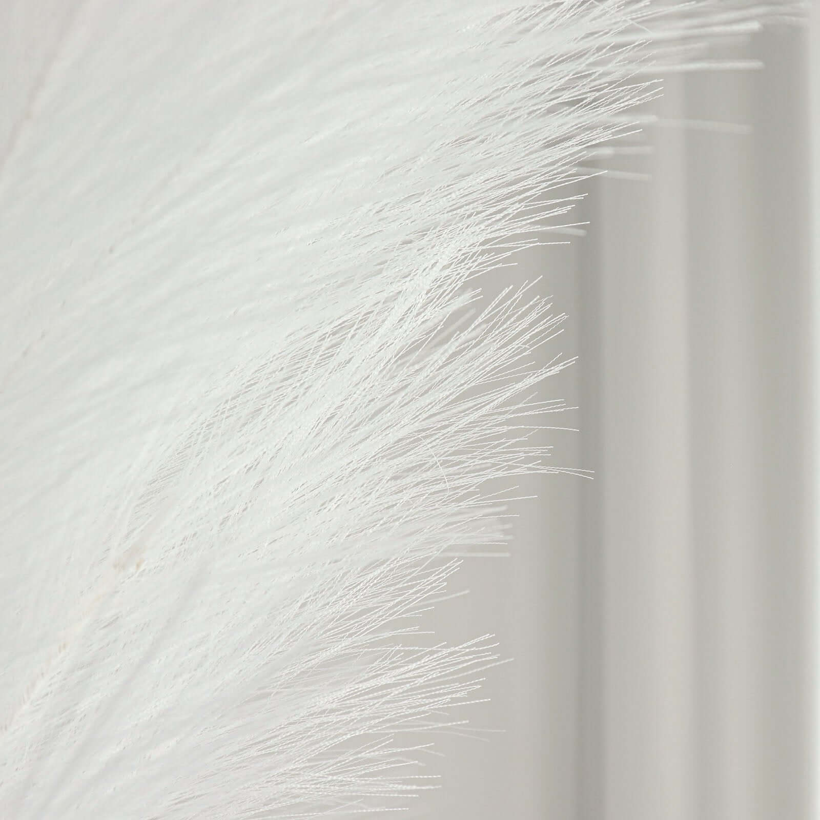 3 Stems Artificial Pampas Grass Decor White - Soft Realistic Faux Ornamental Grass Branches for Rustic Boho Chic Backdrops Floral Styling & Vase Displays 44"