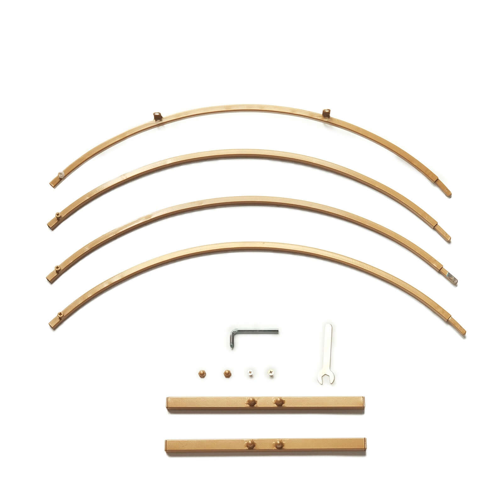 32" Gold Metal Round Hoop Wedding Centerpiece, Self Standing Table Floral Wreath Frame