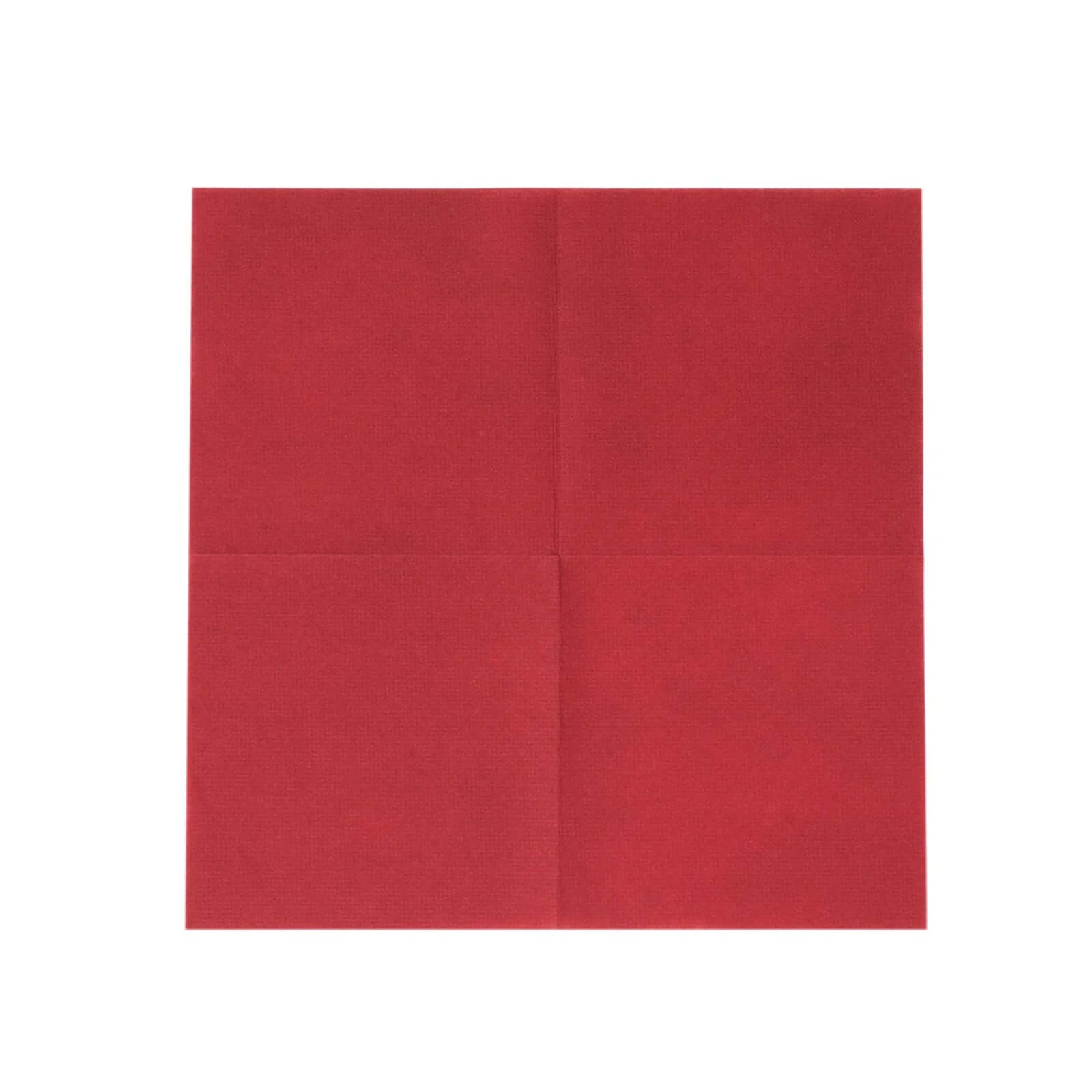 20 Pack Linen-Like Paper 5"x5" Napkins Burgundy - Highly Absorbent Airlaid Napkins
