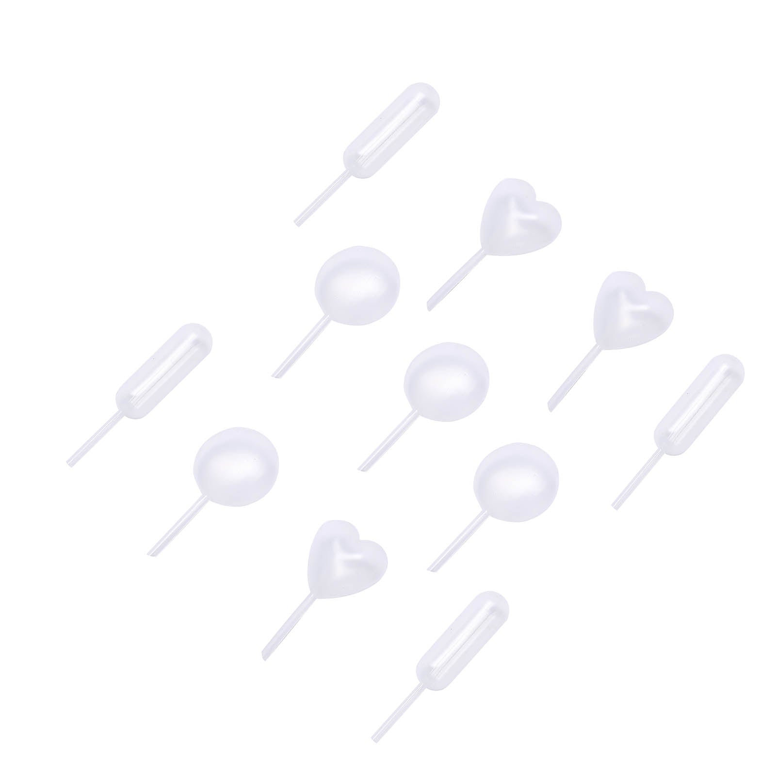 Set of 150 Plastic Dessert Topper Pipette Infusers Clear for Desserts & Drinks 4ml