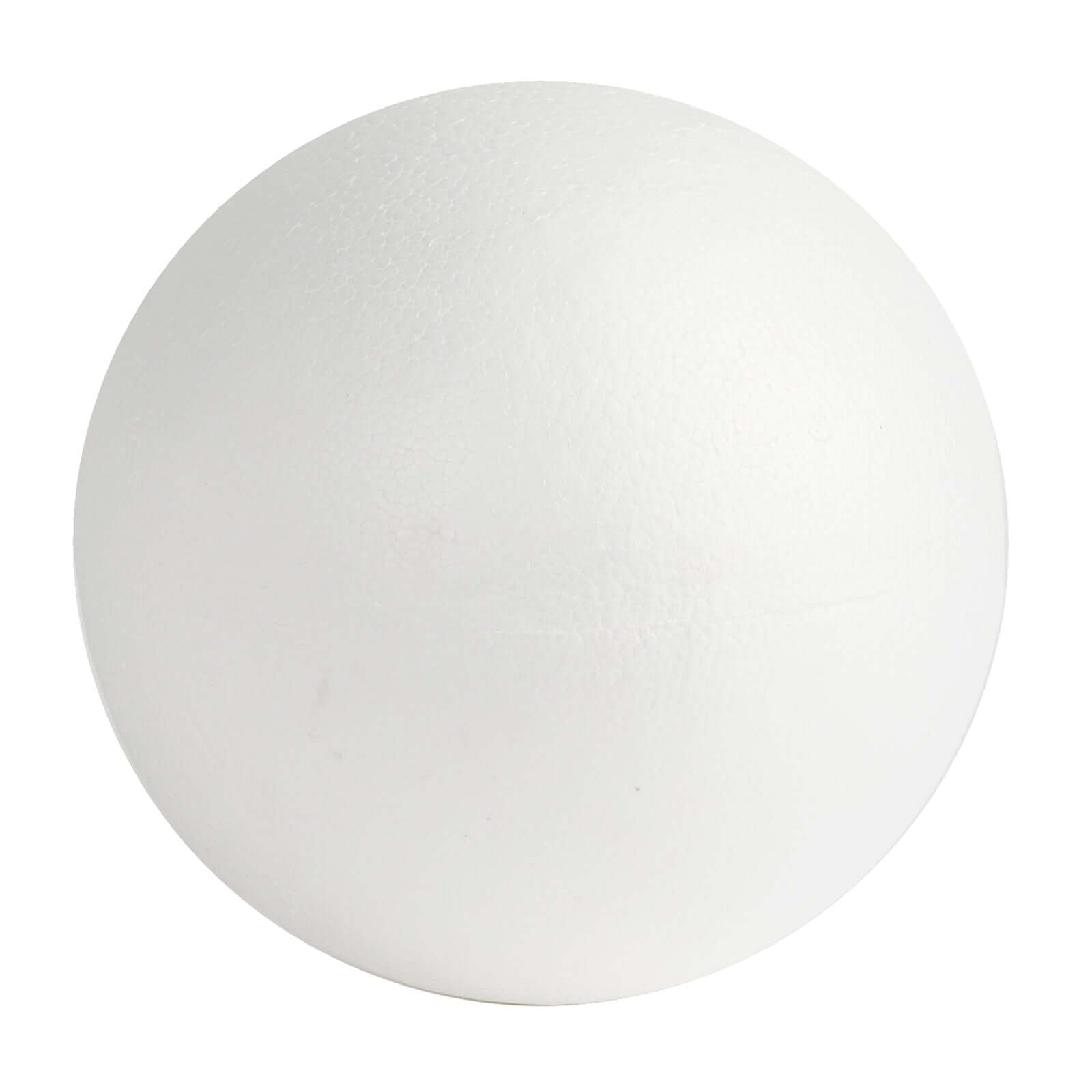 2 Pack 10” White StyroFoam Foam Balls For Arts, Crafts and DIY