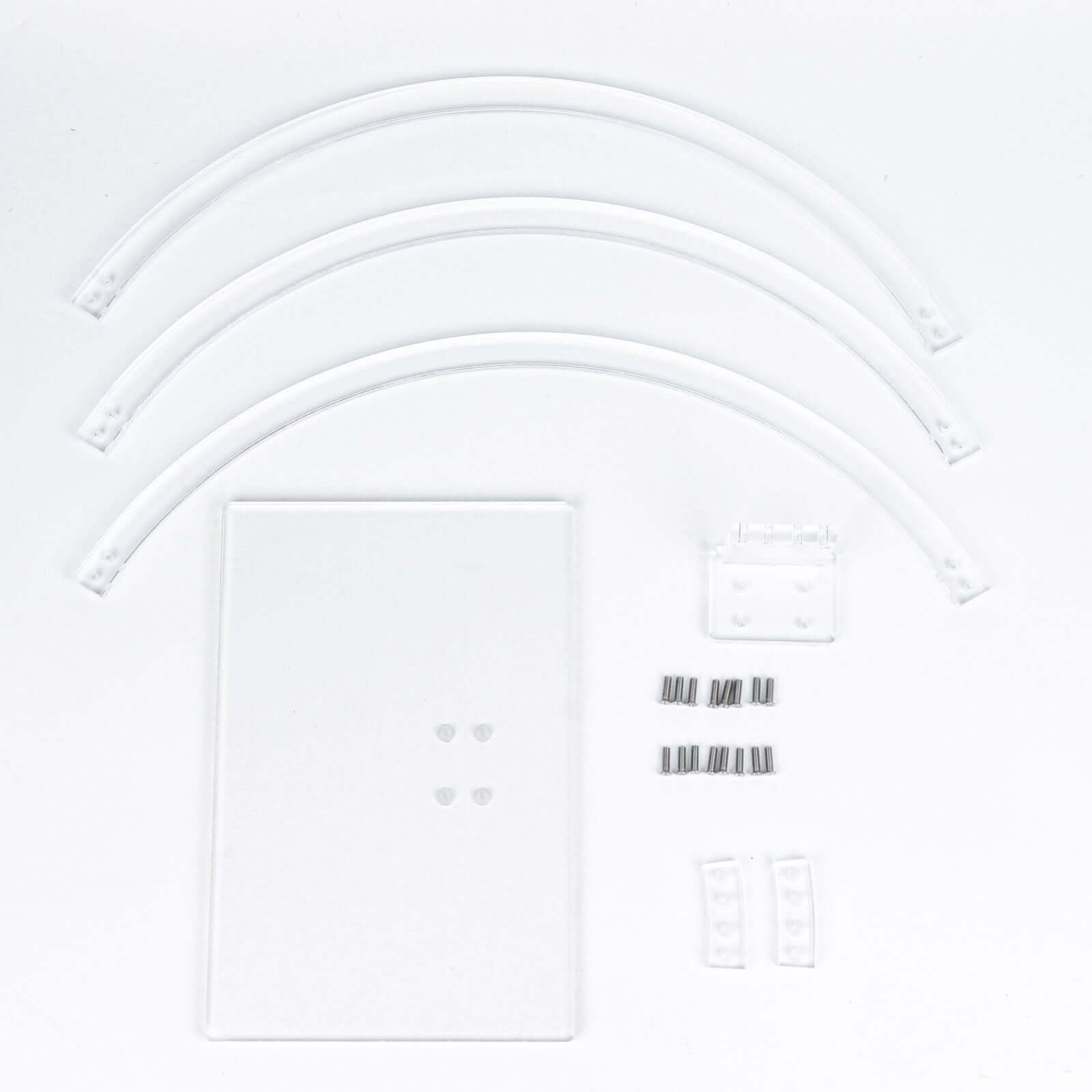 Table Wedding Arch Hoop Stand Acrylic Round Clear - Wreath Tabletop Centerpiece for Weddings 26"