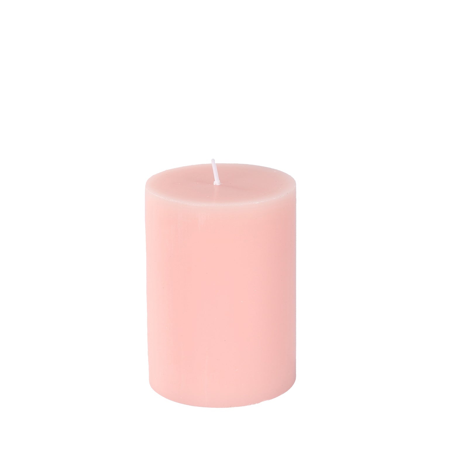 12-Pack 3"x6" Unscented Dripless Pillar Candles – Blush Long-Burning Paraffin Wax with Cotton Wicks