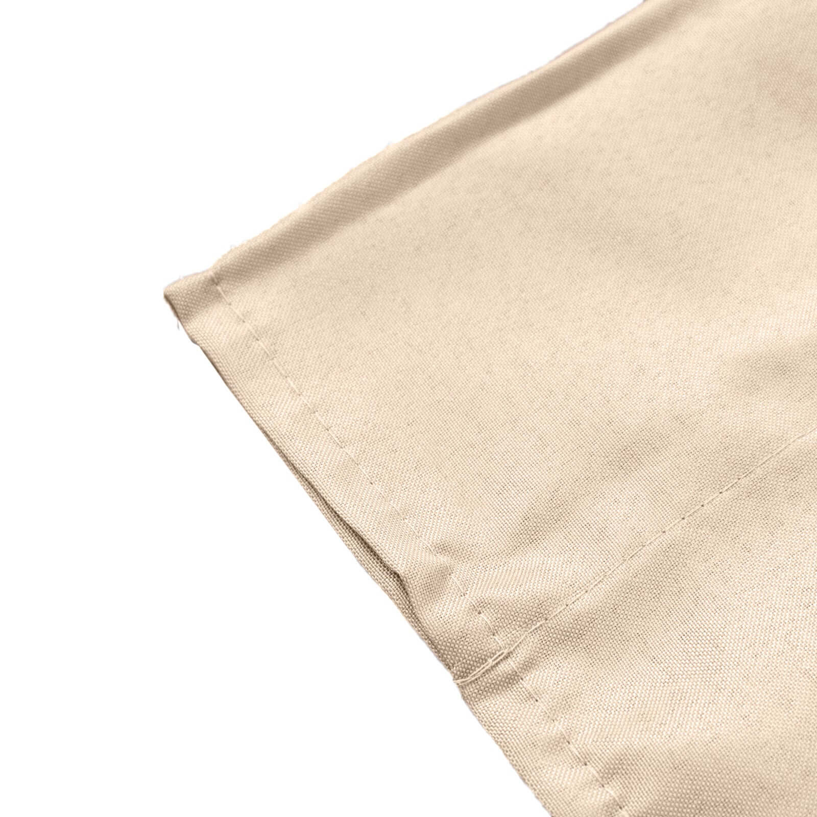 Nude Chiffon Polyester Event Curtain Drapes, Dual Layer Divider Backdrop Curtain Panels with Rod Pockets - 10ftx10ft