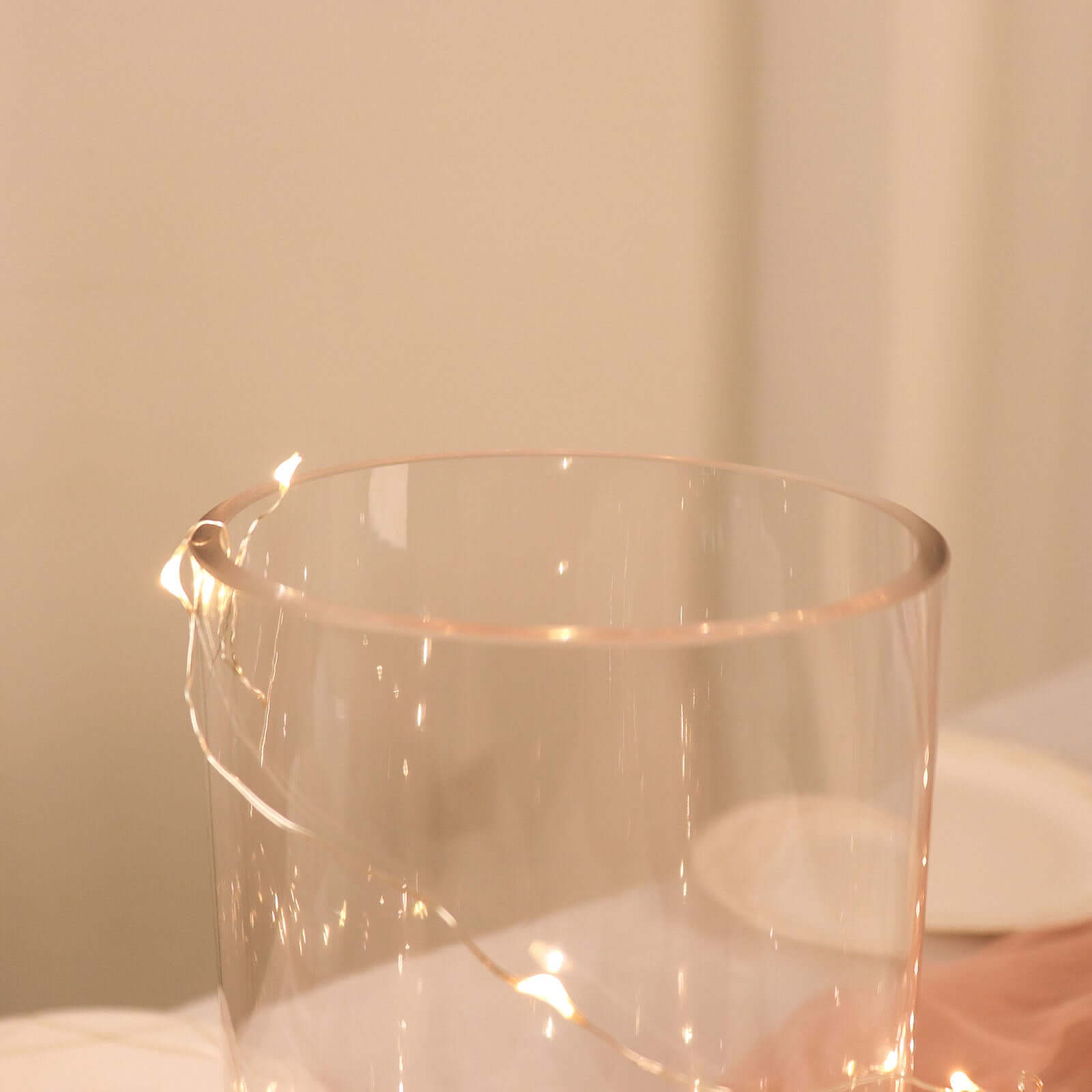 6-Pack Glass Flower Vases Cylinder Design Heavy Duty Clear - Stylish Centerpieces for Weddings 12"