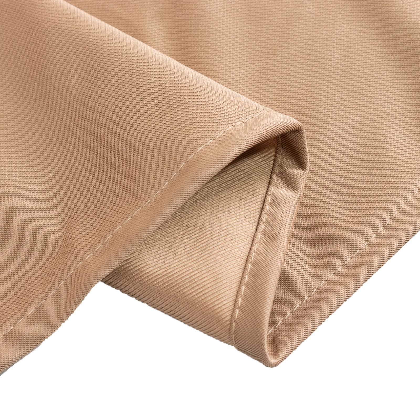 Scuba Round 90" Tablecloth Nude - Wrinkle Free & Stain Resistant Table Cover