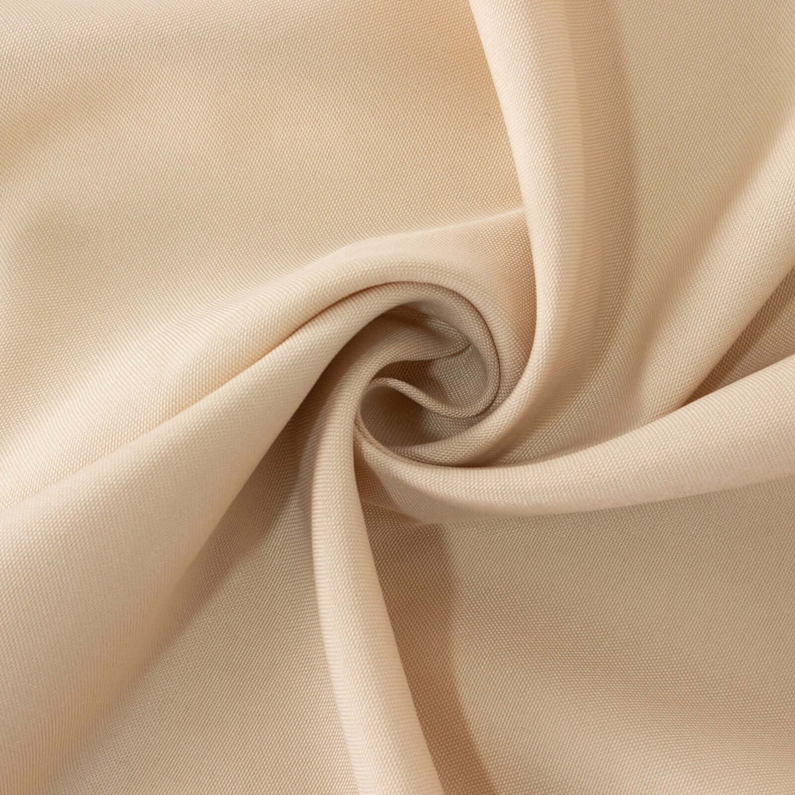Premium Polyester 108" Round Tablecloth Beige - Wrinkle-Resistant 220GSM Table Cover