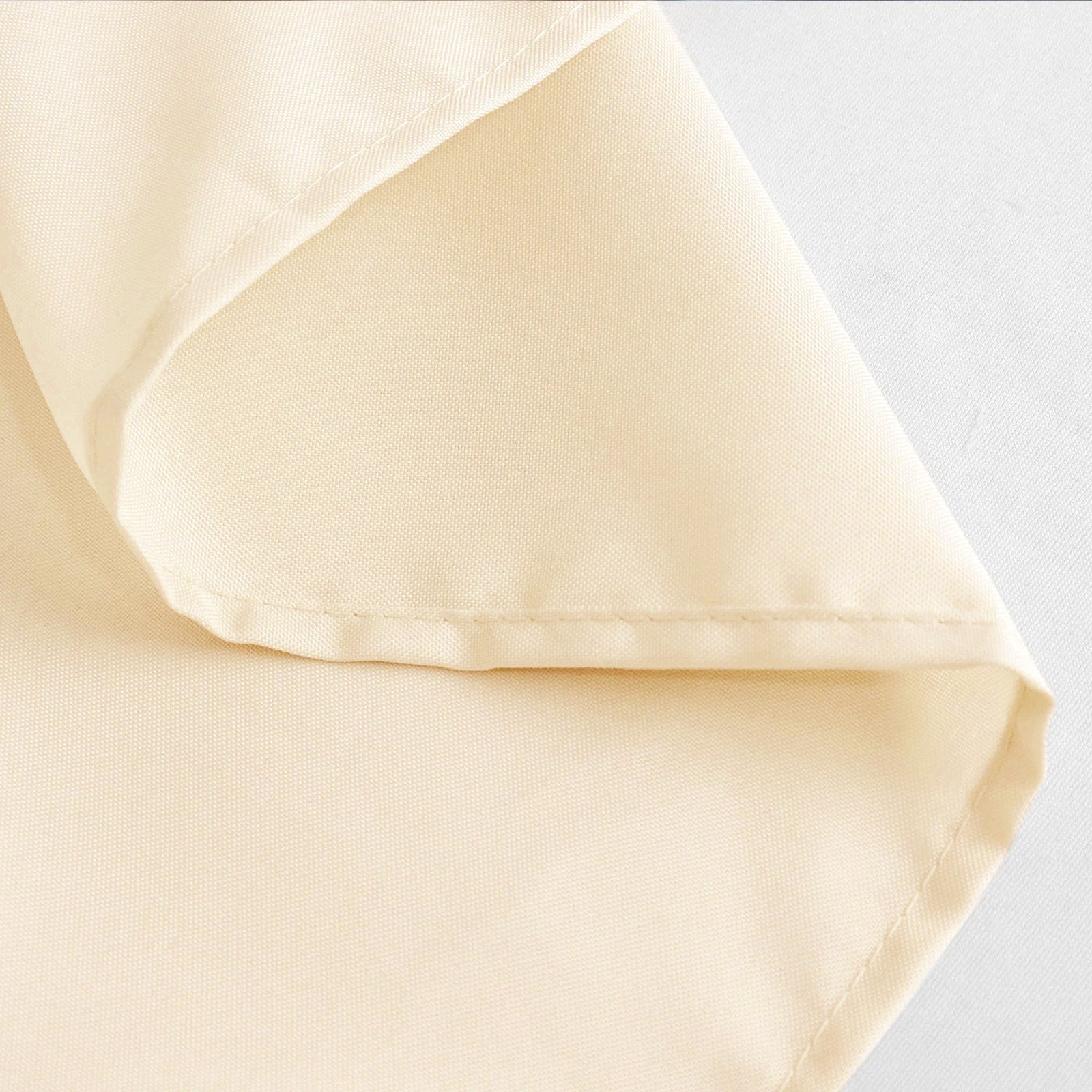 Polyester 54"x96" Rectangle Tablecloth Beige - Wrinkle-Resistant & Easy-to-Care Table Cover