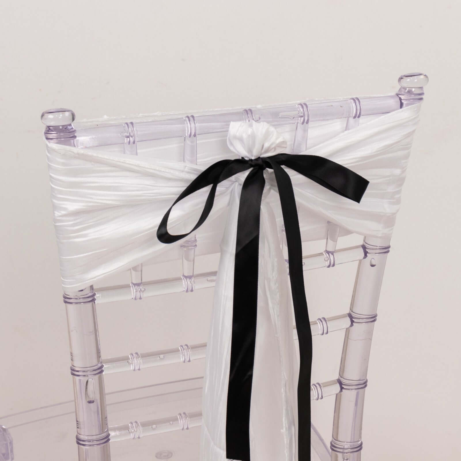 100 Yards 7/8" Black Single Face Decorative Satin Ribbon