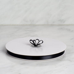 100 Yards 3/8" Black Single Face Decorative Satin Ribbon