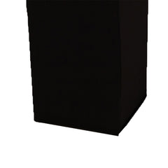 8ft Black Spandex Backdrop Stand Cover for Arc de Triomphe Stand, Stretch Fitted Floral Balloon Frame Wedding Arch Cover