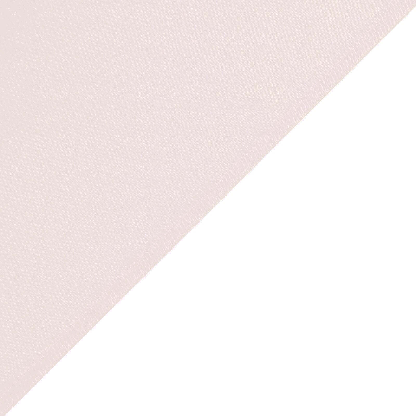 Polyester Square 54"x54" Tablecloth Blush - Wrinkle-Resistant & Durable Table Cover