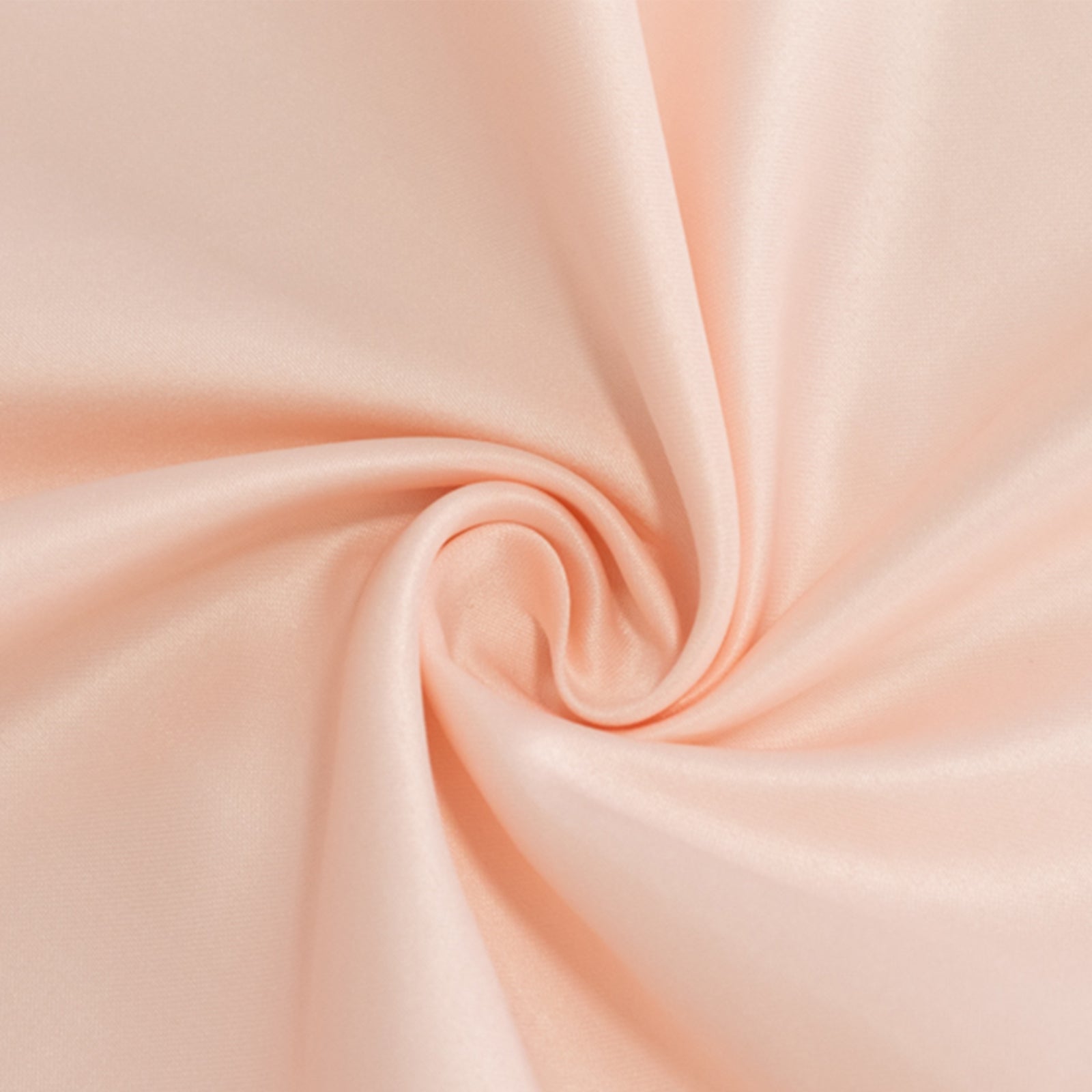 Lamour Satin 54"x54" Square Tablecloth Blush - Durable & Silk-Like Table Cover