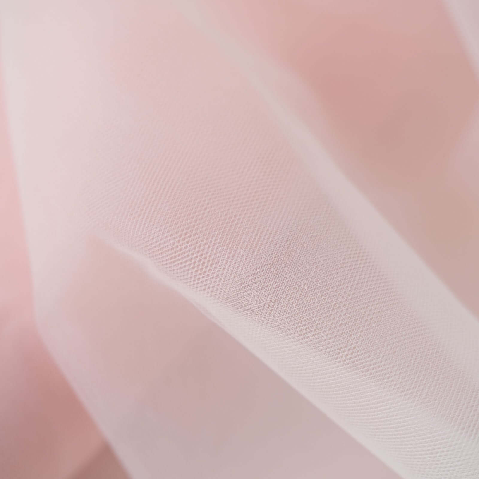 108"x50 Yards Blush Tulle Fabric Bolt, DIY Craft Fabric Roll
